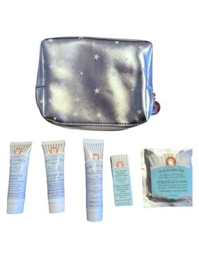 FIRST AID BEAUTY Face Cleanser, Ultra Repair Cream, Serum, Exfoliating Pads Set
